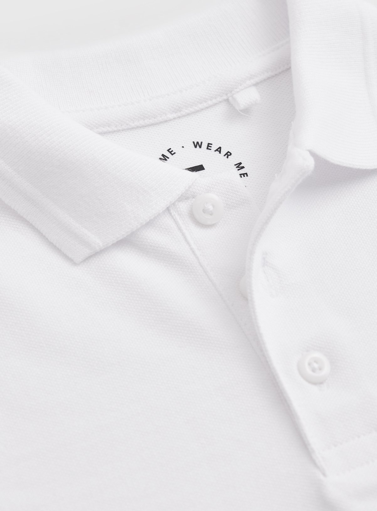 White Cotton Piqué Polo Shirts 10 Pack 6 years - Image 2 thumbnail
