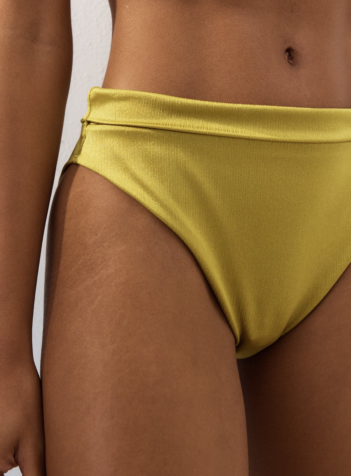 Gold High Shine Bikini Bottoms 16 - Image 2 thumbnail