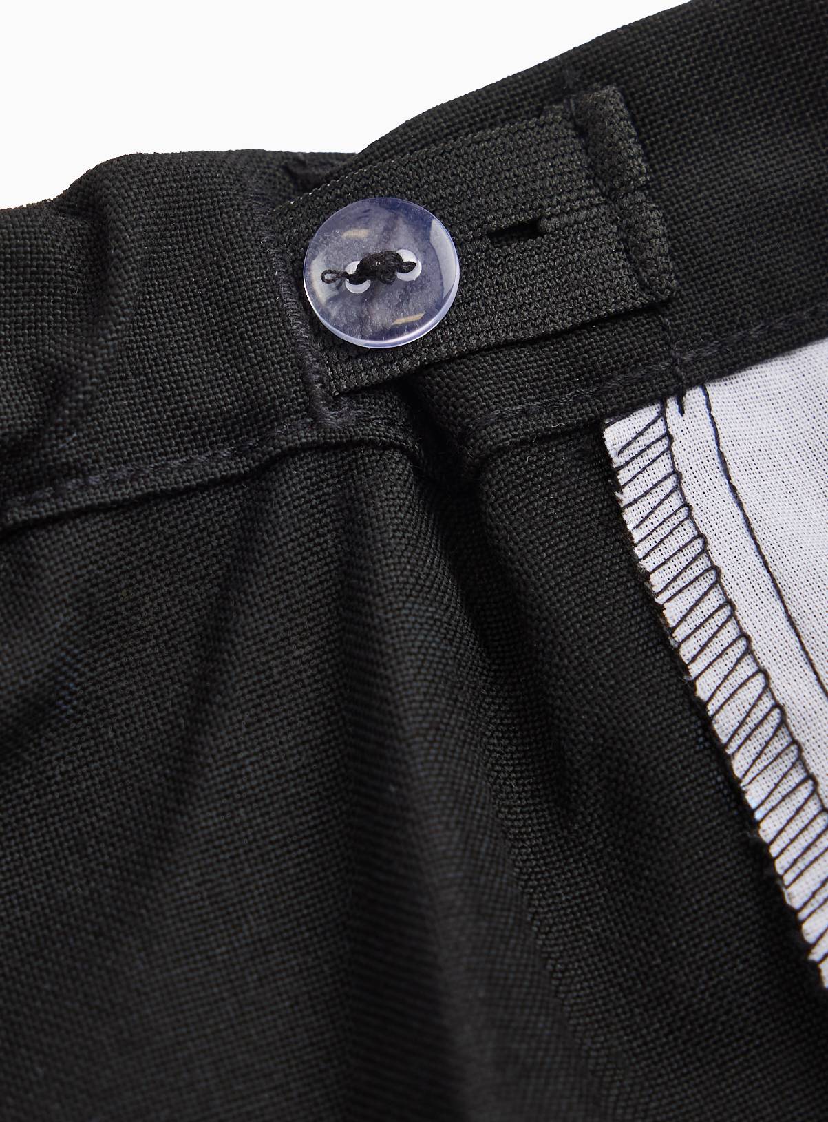 Black Woven Reinforced Knees and Extendable Hem Trousers 5 Pack 3 years - Image 4