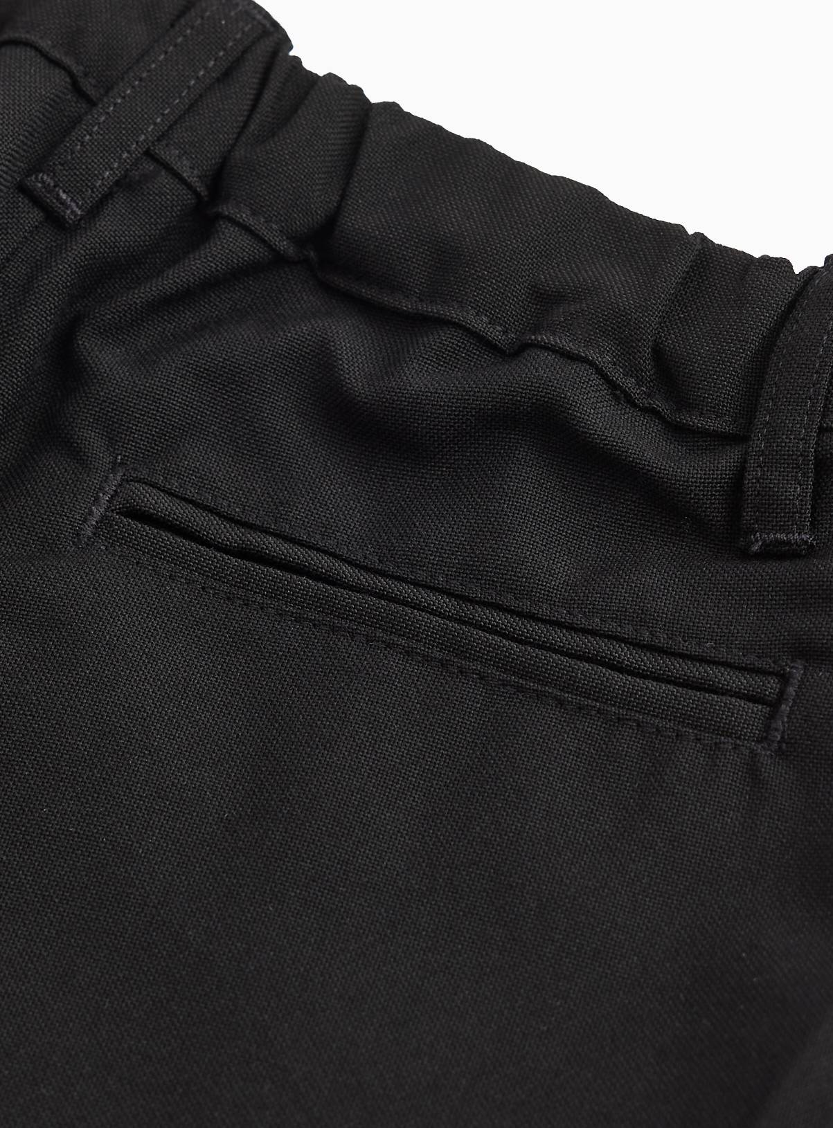Black Woven Reinforced Knees and Extendable Hem Trousers 5 Pack 3 years - Image 5