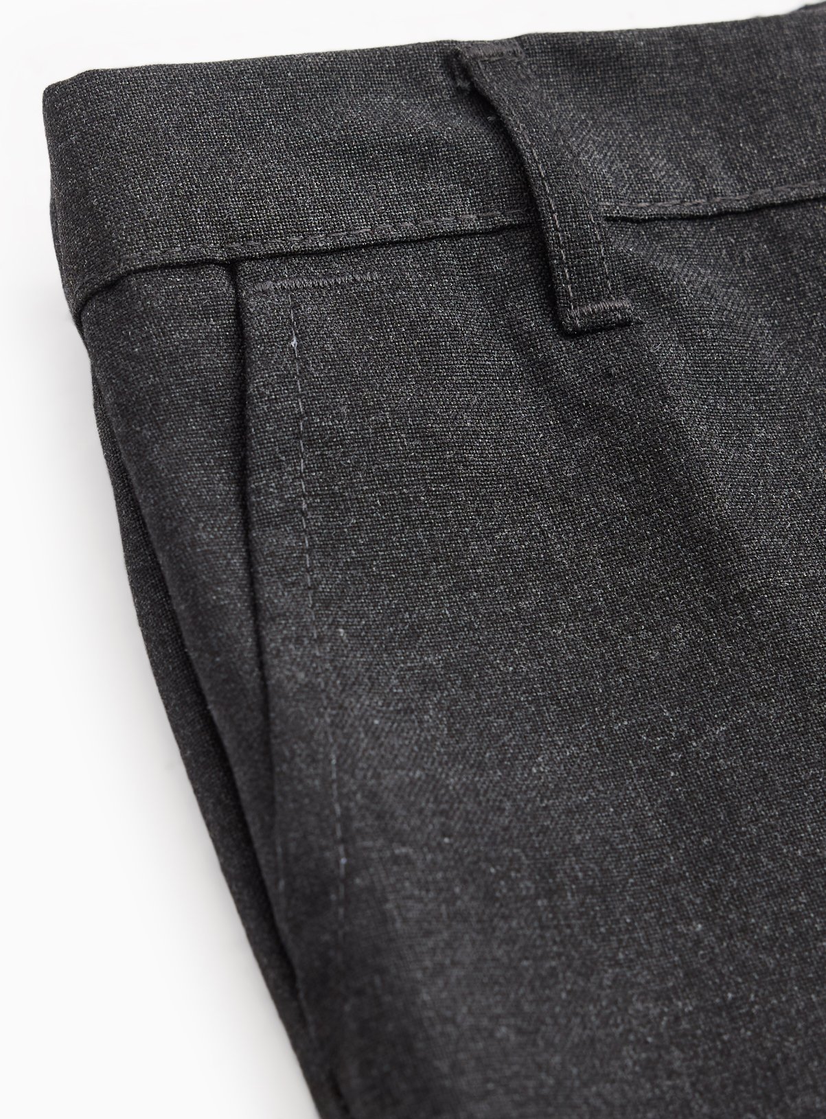 5 Pack Grey Woven Trousers with Reinforced Knees & Extendable Hem 11 years - Image 2 thumbnail