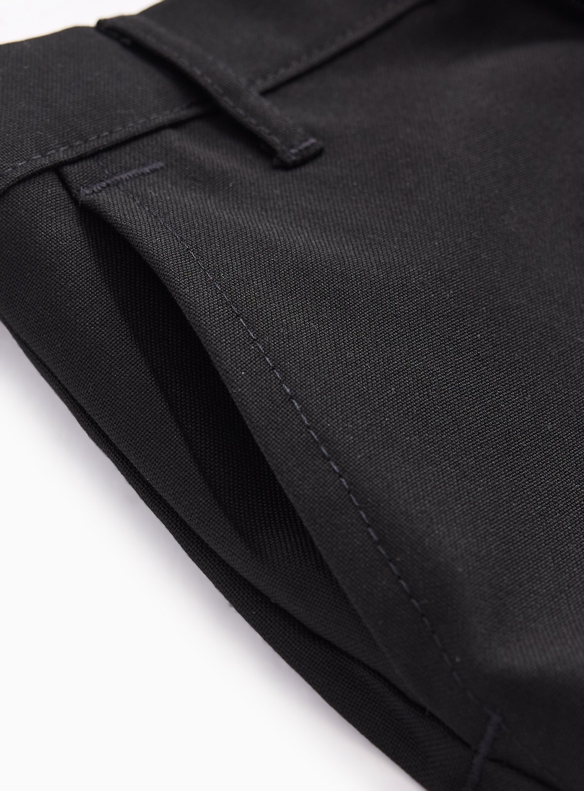 Black Woven Skinny Fit School Trousers 5 Pack 9 years - Image 3 thumbnail