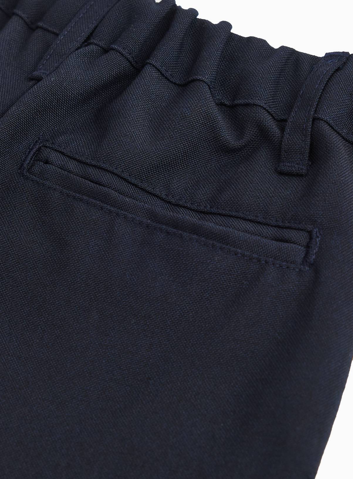 5 Pack Navy Slim Fit Fit Woven Trousers 15 years - Image 5