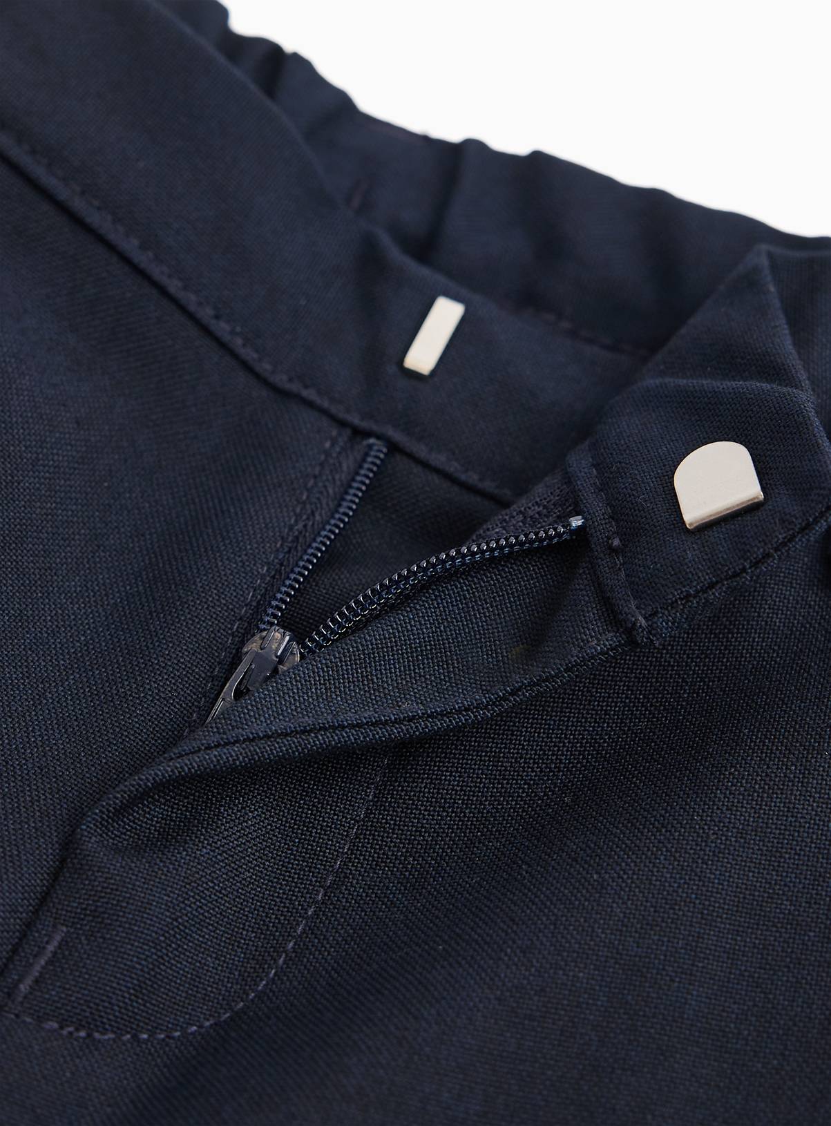 Navy Generous Fit Woven Trousers 5 Pack 13 years - Image 2