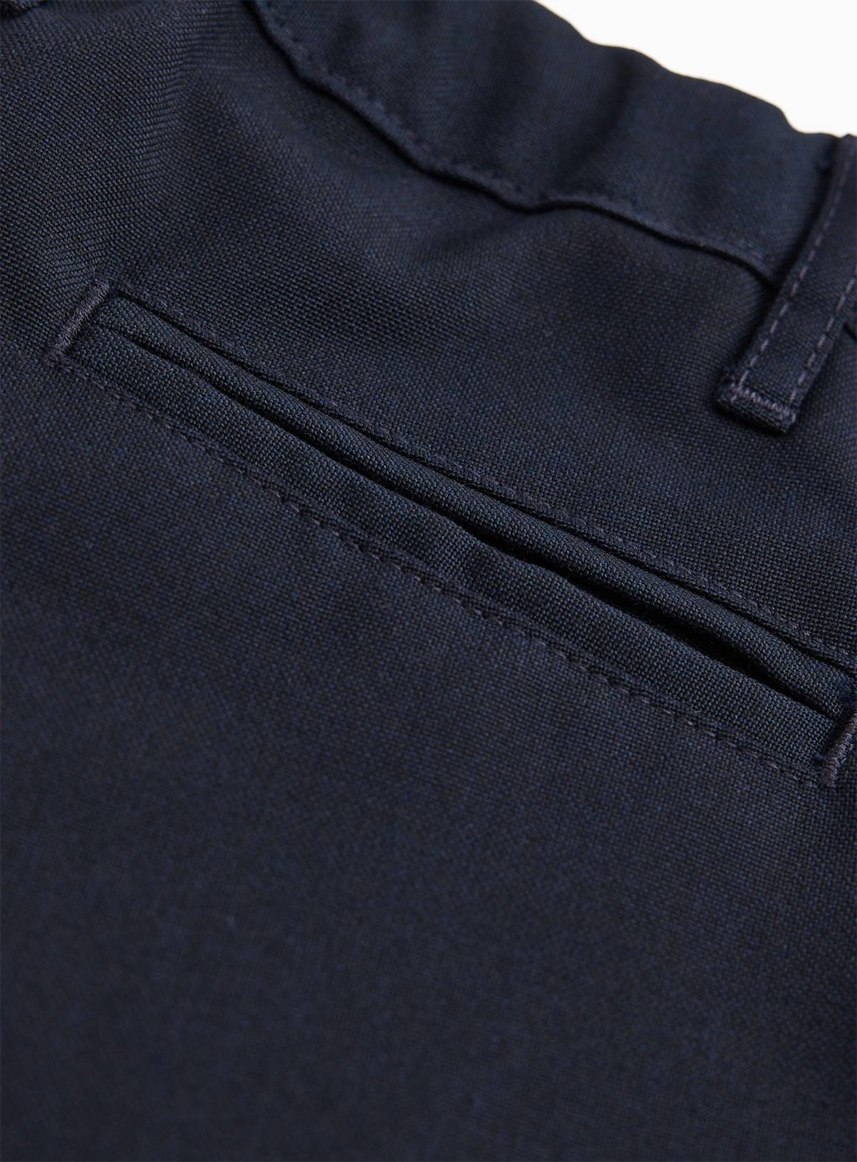 Navy Generous Fit Woven Trousers 5 Pack 13 years - Image 3