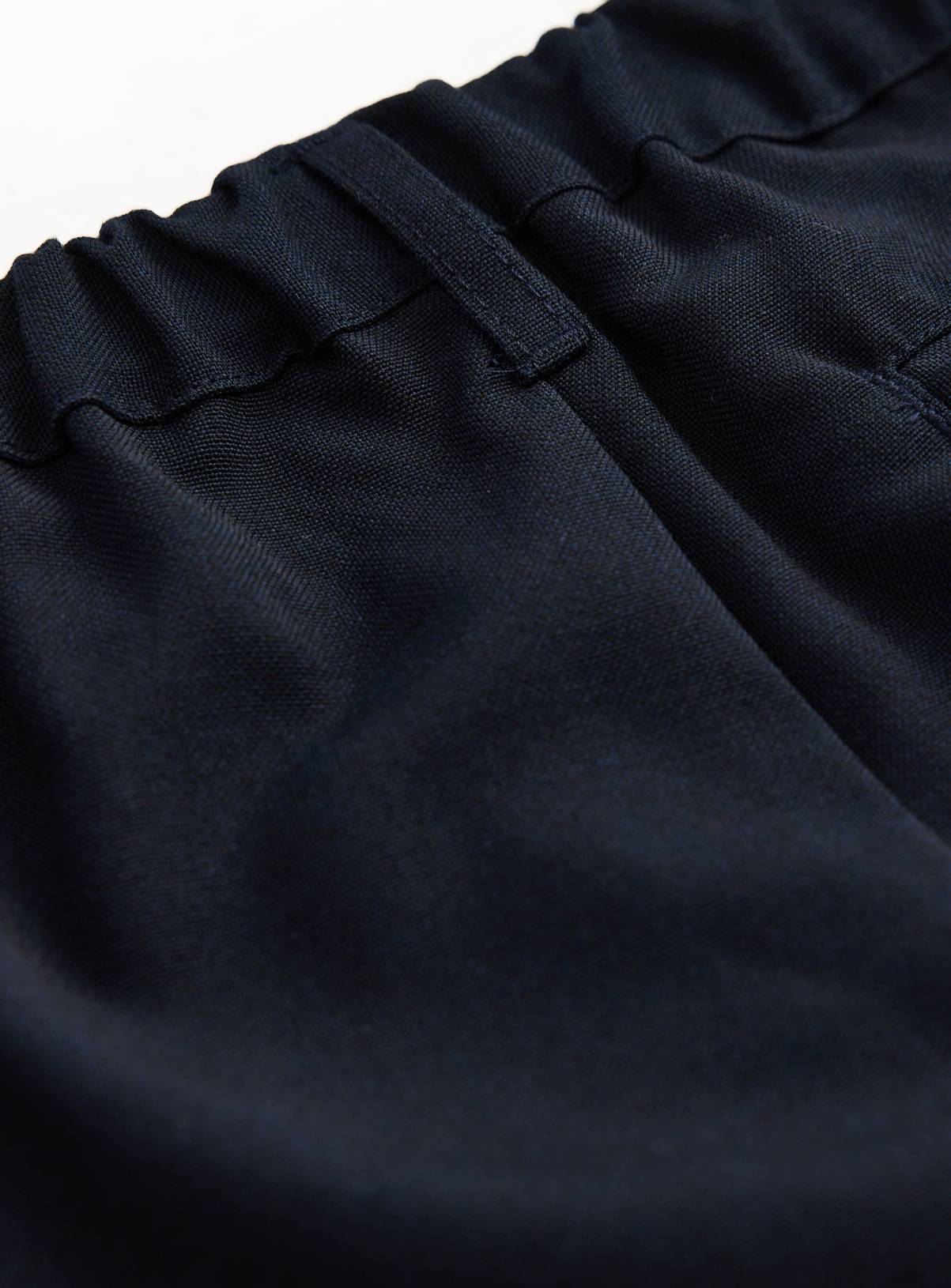 Navy Longer Leg Woven Trousers 5 Pack 11 years - Image 3