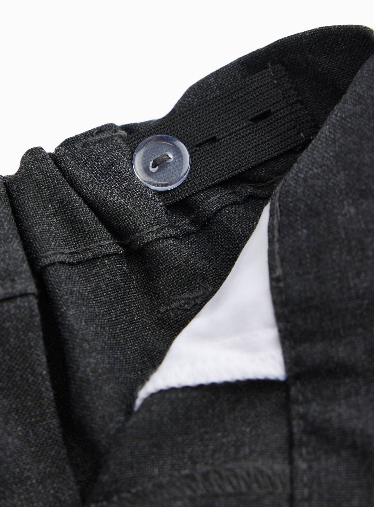 Grey Longer Leg Woven Trousers 5 Pack 9 years - Image 3
