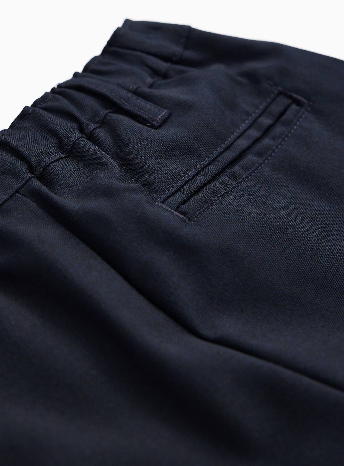 5 Pack Navy Woven Trousers with Reinforced Knees & Extendable Hem 8 years - Image 3 thumbnail