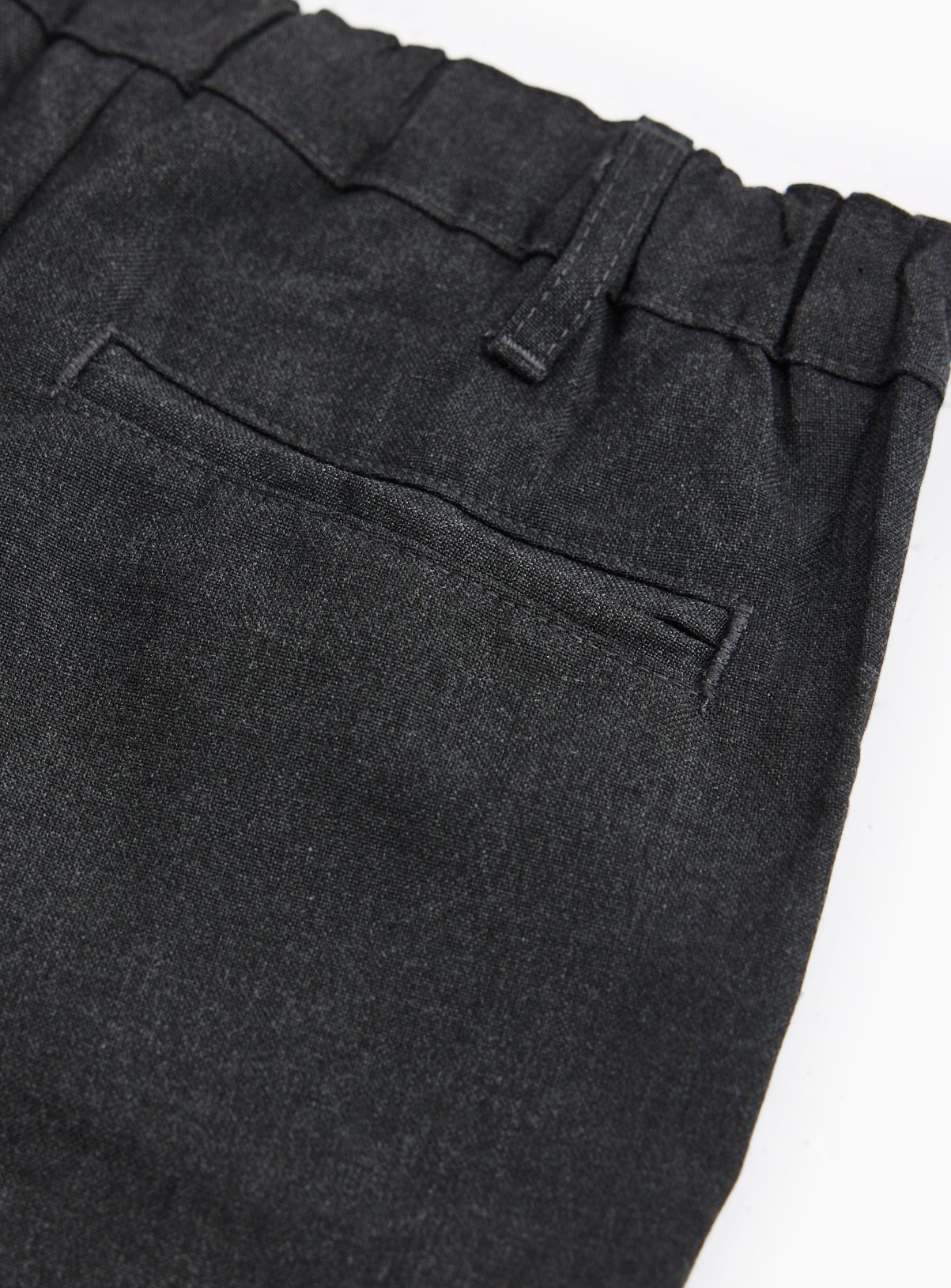 5 Pack Grey Woven Trousers with Reinforced Knees & Extendable Hem 8 years - Image 4 thumbnail