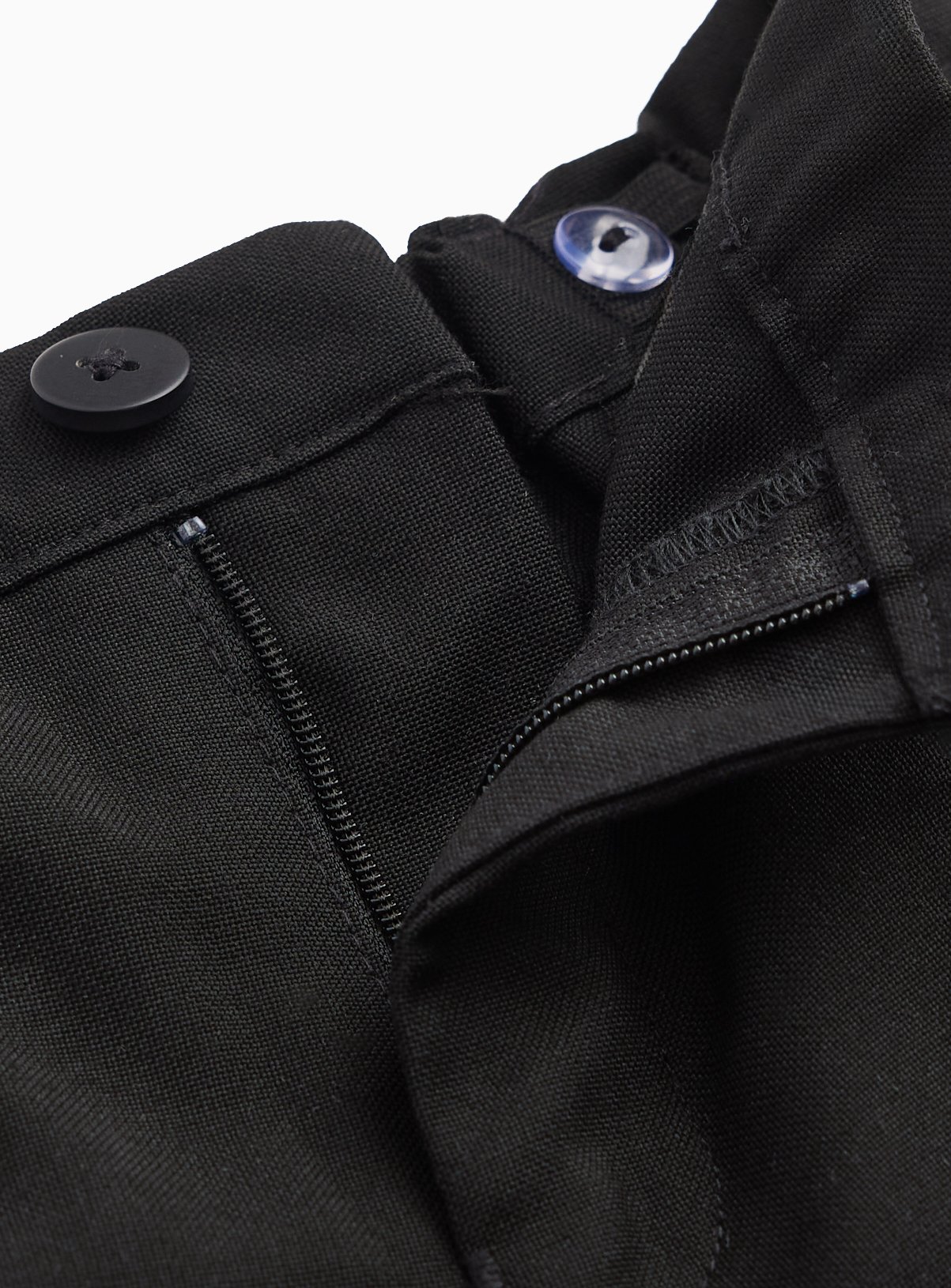 2 Pack Black Cargo Trousers 10 years - Image 2 thumbnail