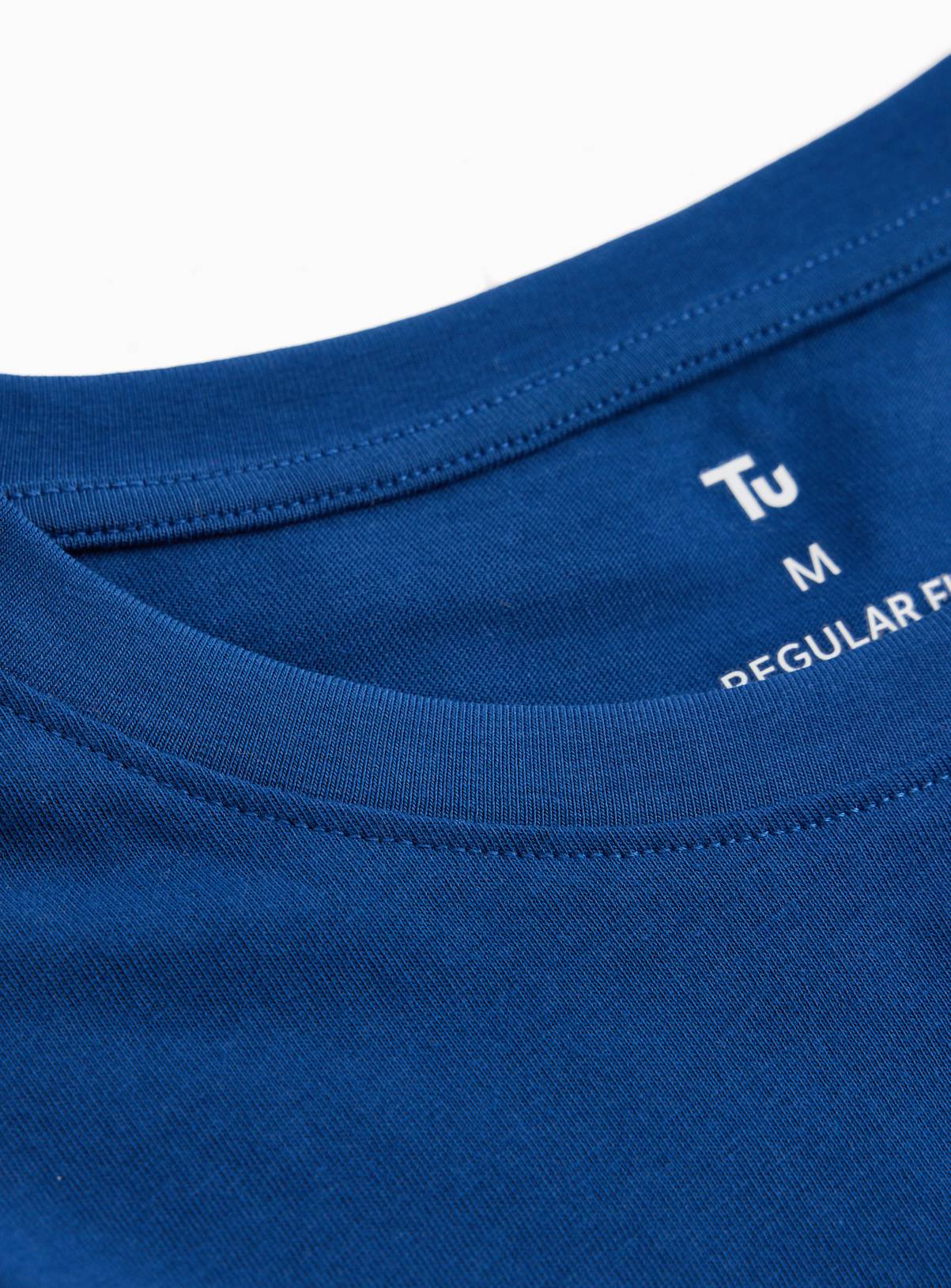 Blue Regular Fit T-Shirt S - Image 4