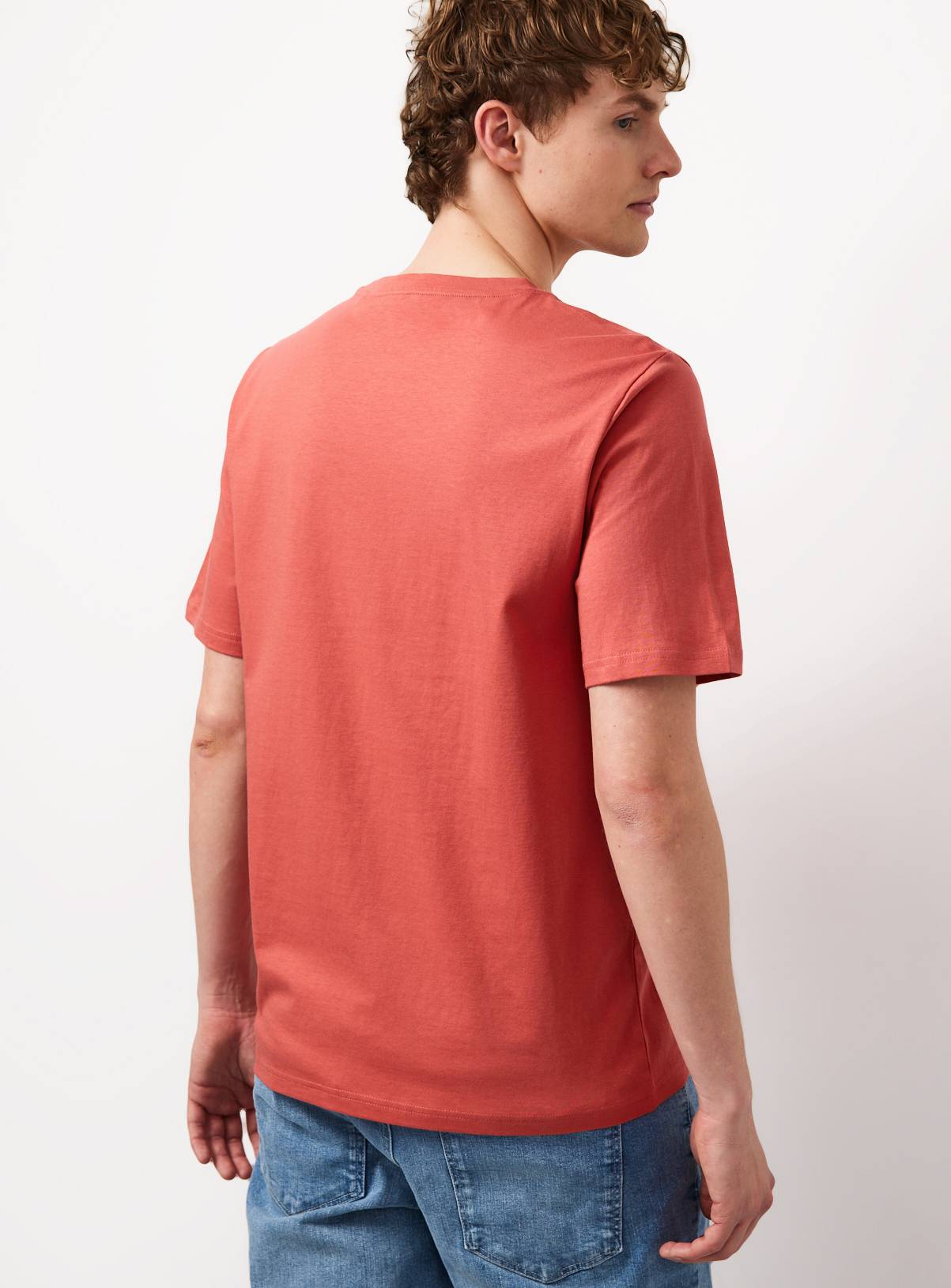 Red Regular Fit T-Shirt M - Image 5