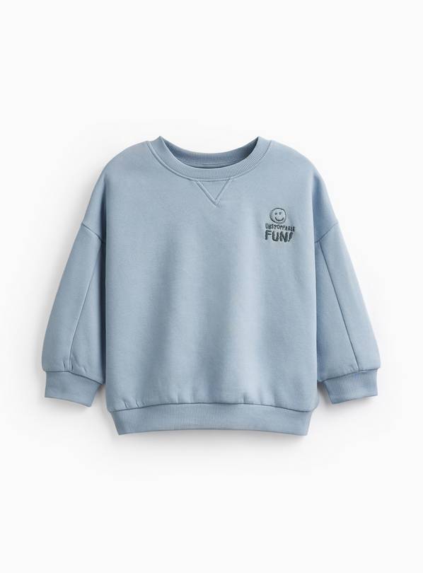 Blue Unstoppable Fun Graphic Sweatshirt 2-3 years