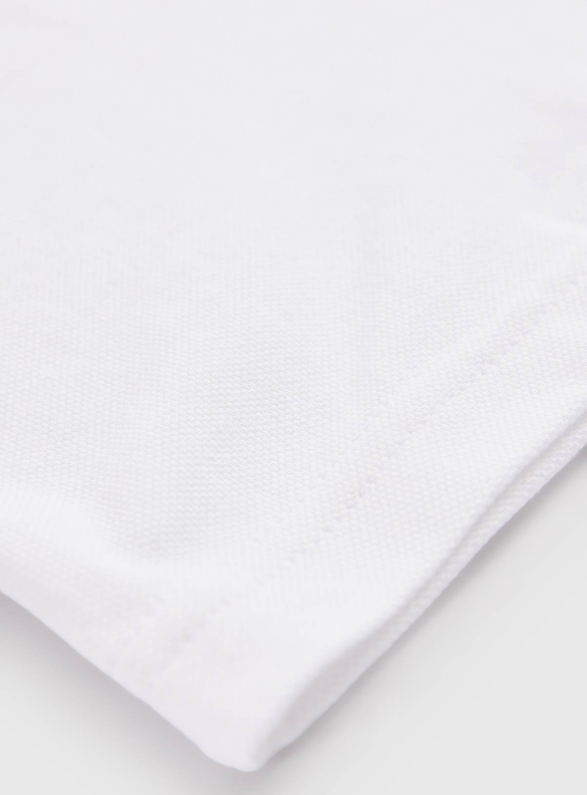 White Unisex Zip Collar Polo Shirts 2 Pack 4 years - Image 3