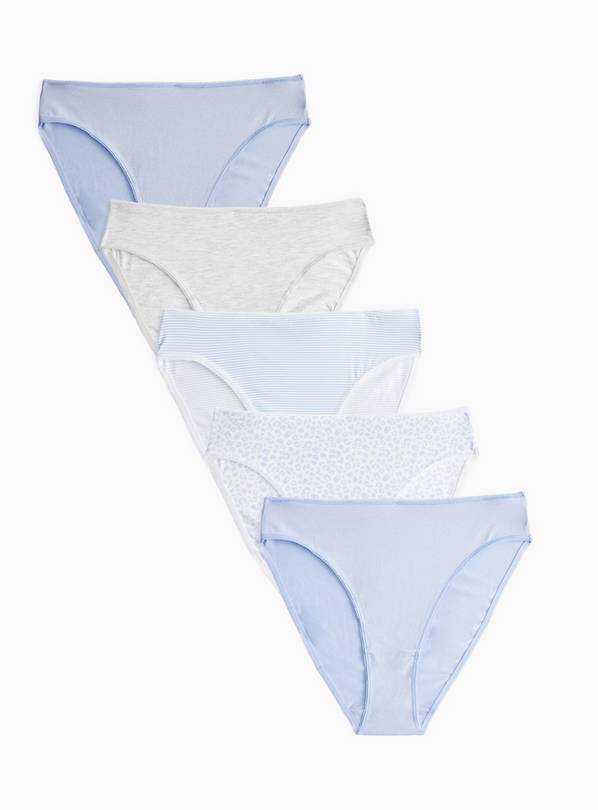 Blue Print High Leg Briefs 5 Pack 12