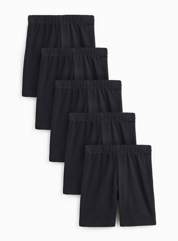 Black Cycle Shorts 5 Pack 4 years