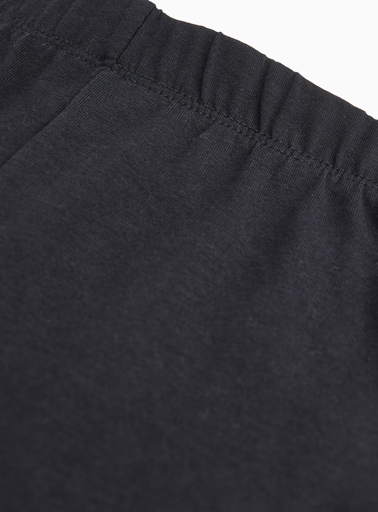 Black Cotton Elastane Cycle Shorts 5 Pack 13 years - Image 2 thumbnail