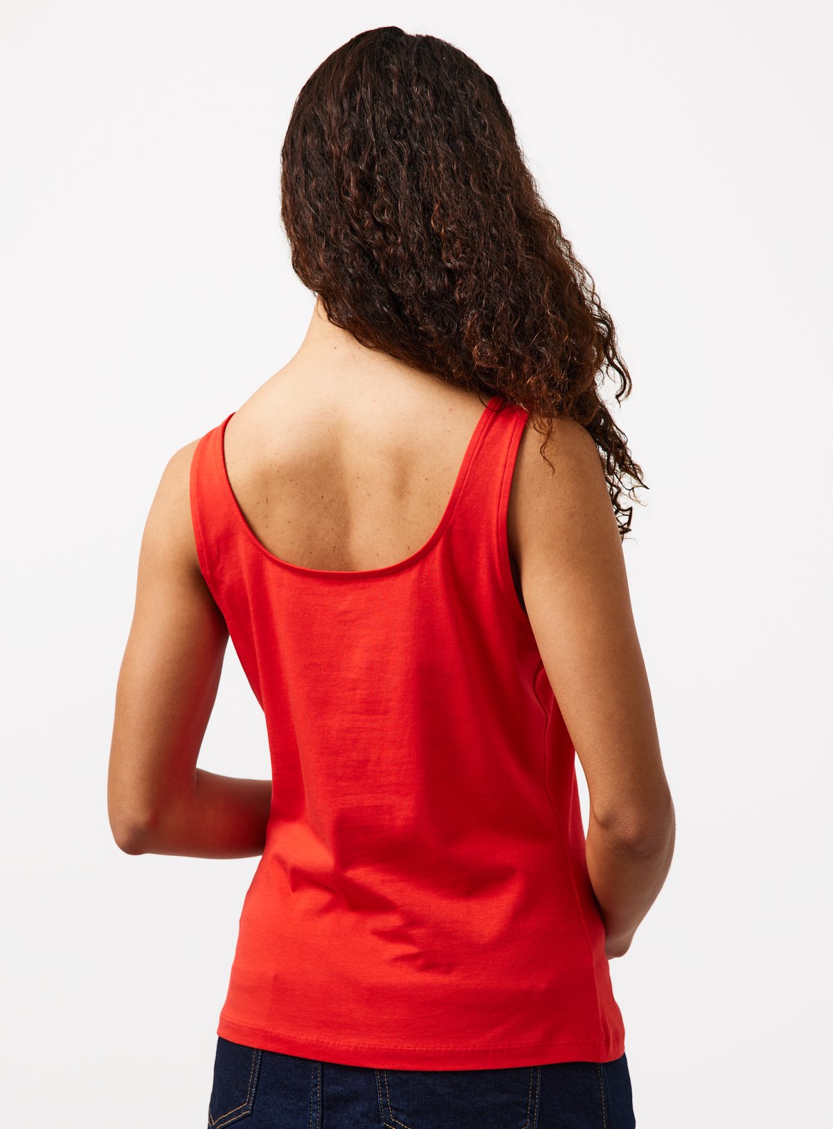 Red Square Neckline Vest 26 - Image 4 thumbnail