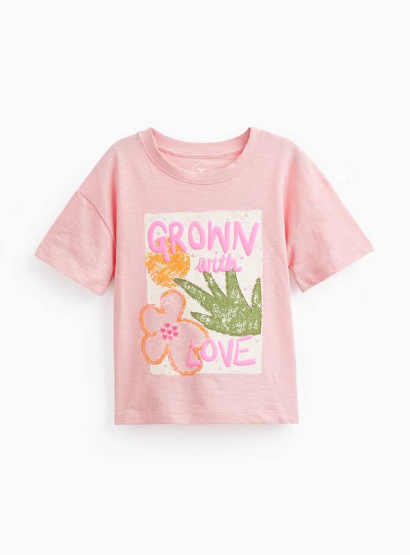 Pink Grown With Love Graphic T-Shirt 1-2 years