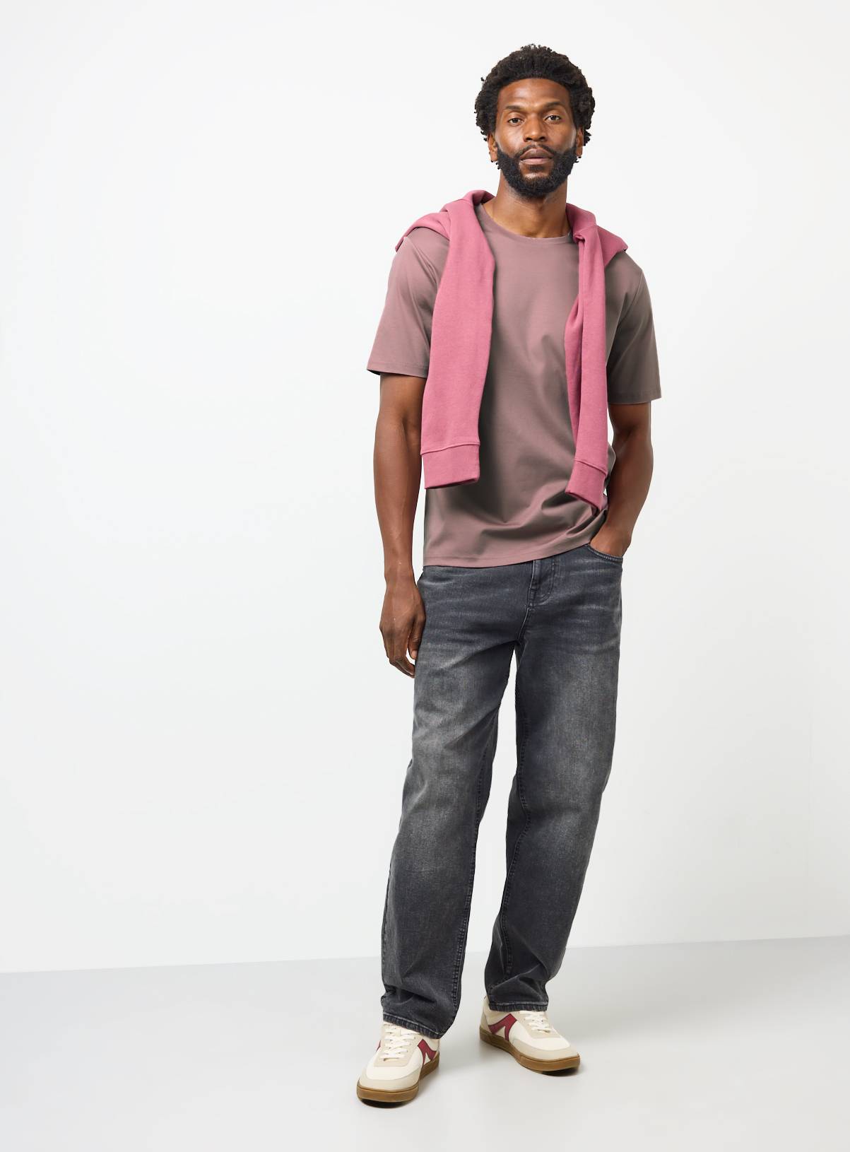 Purple Supima Cotton T-Shirt M - Image 2