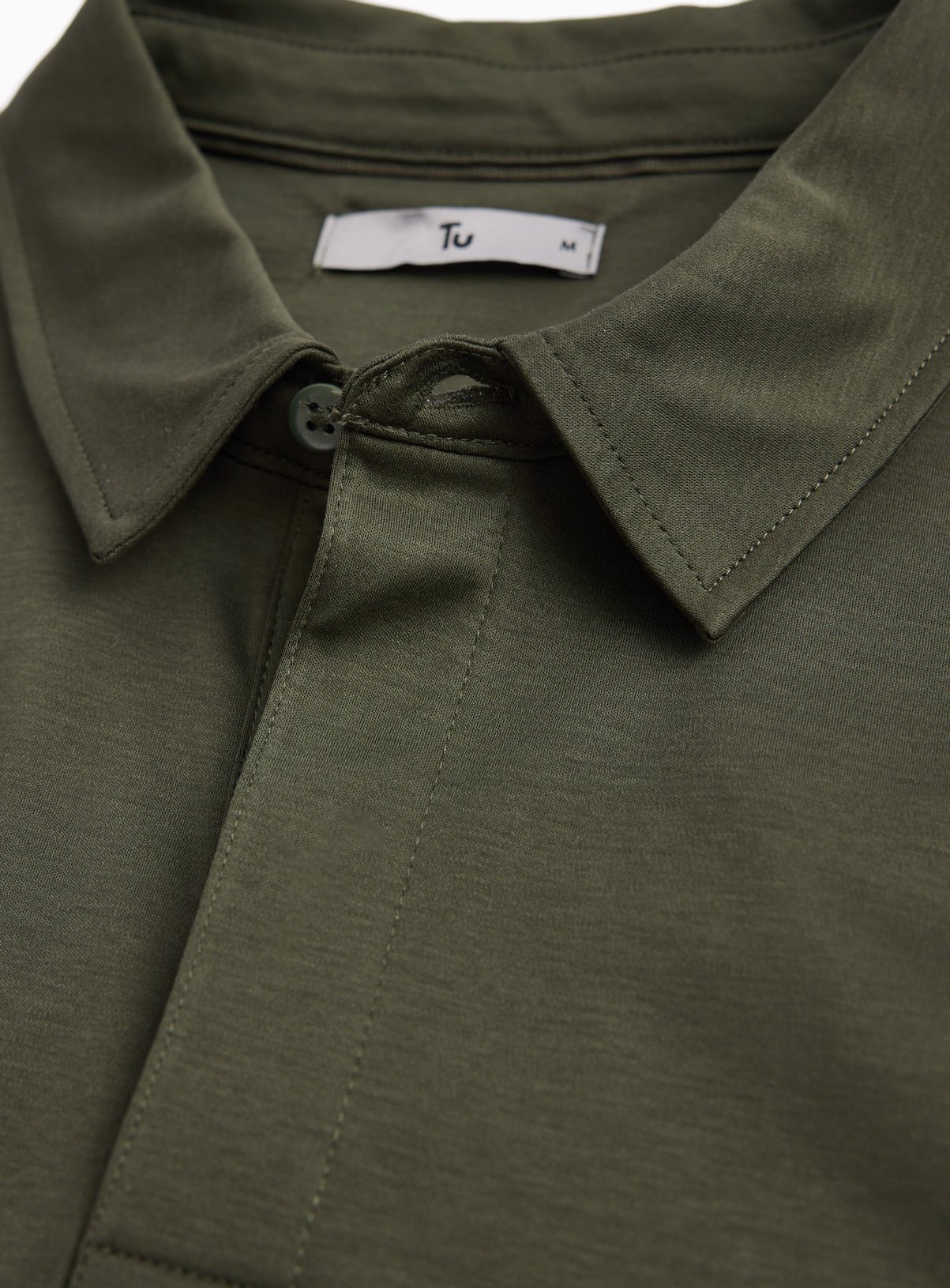 Khaki Supima Cotton Polo Shirt XL - Image 4 thumbnail