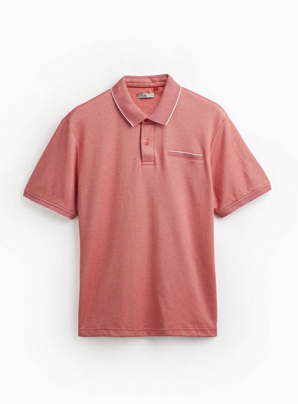 Red Two Tone Polo Shirt XXXXL