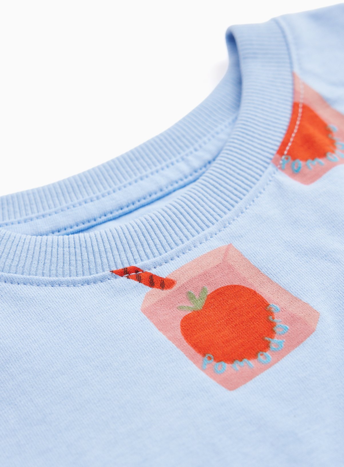 Blue Juice Carton Print T-Shirt 5-6 years - Image 2 thumbnail