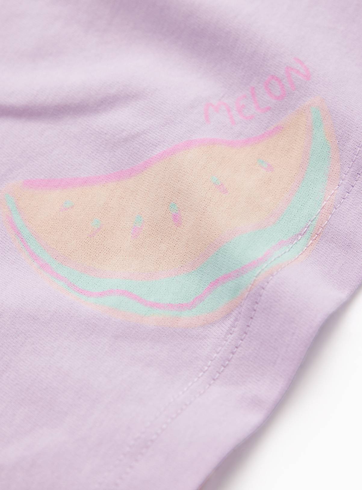 Lilac Watermelon Print T-Shirt 1-2 years - Image 2