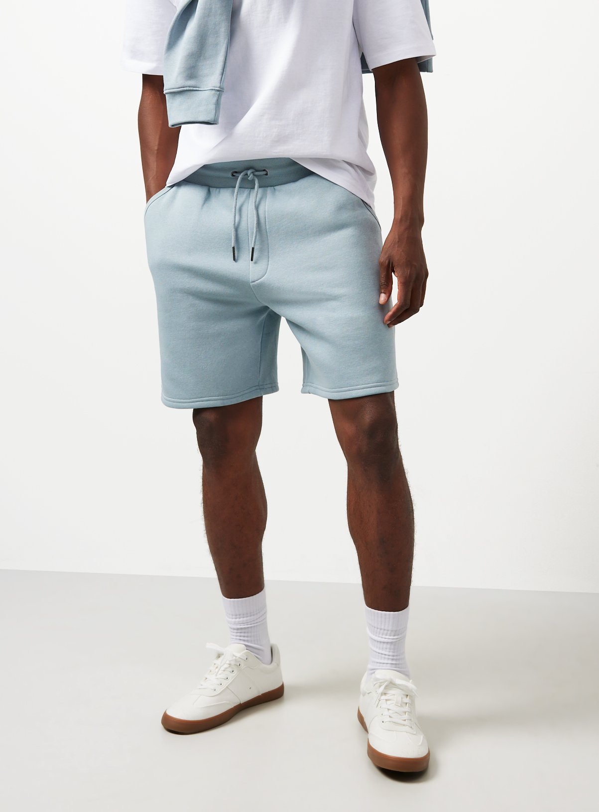 Blue Heavyweight Jersey Shorts XL - Image 1 thumbnail