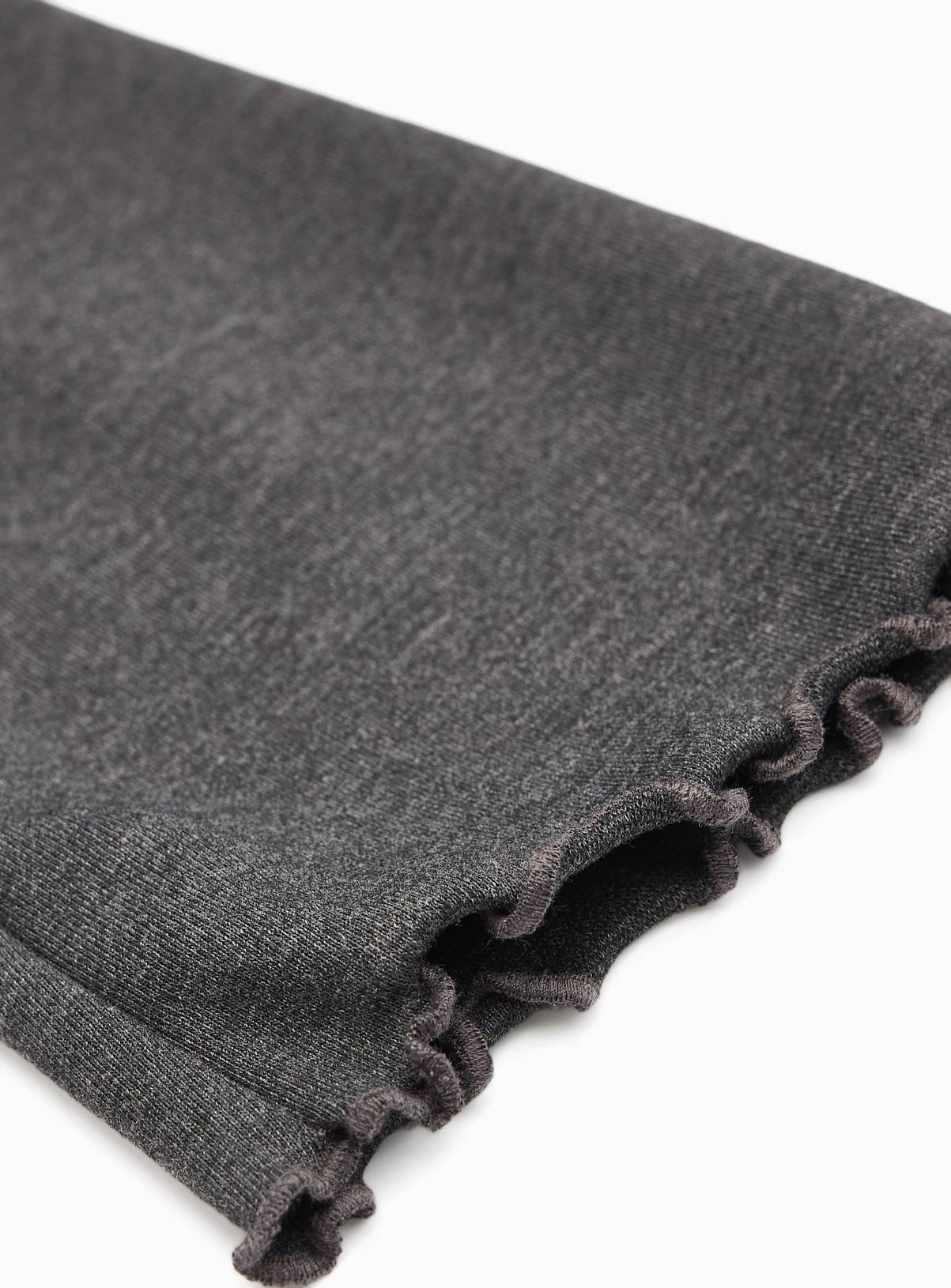 Grey Lettuce Hem Leggings 2 Pack 5 years - Image 2