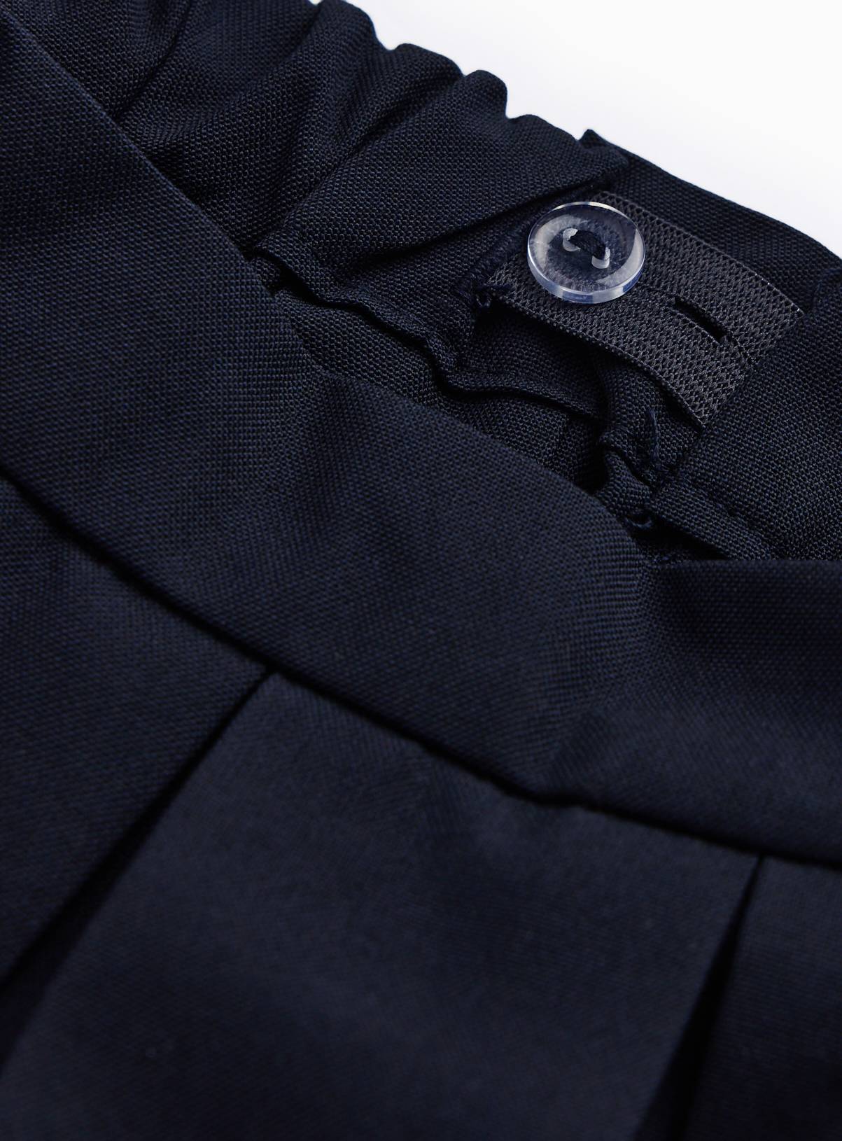 2 Pack Navy Permanent Pleat Skirts Longer Length 4 years - Image 4