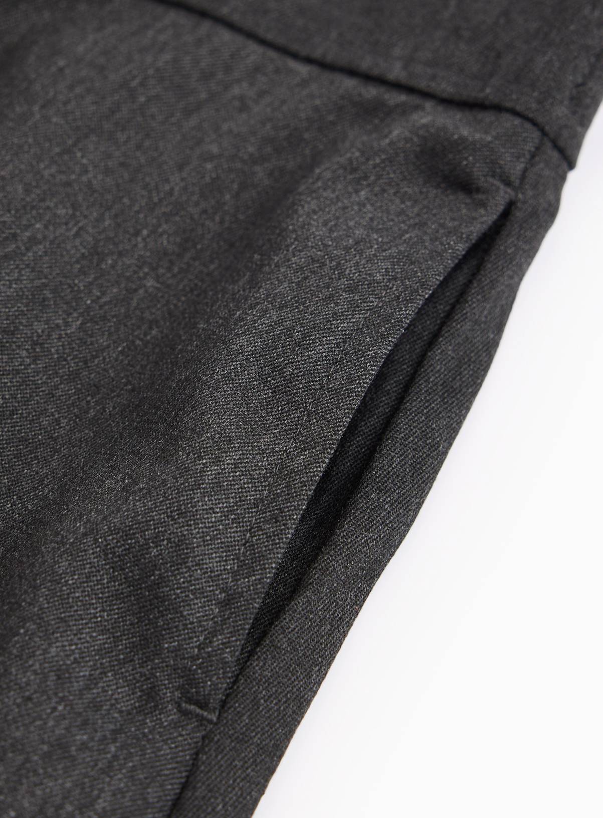 Grey Woven Ruffle Hem Skirt  11 years - Image 2