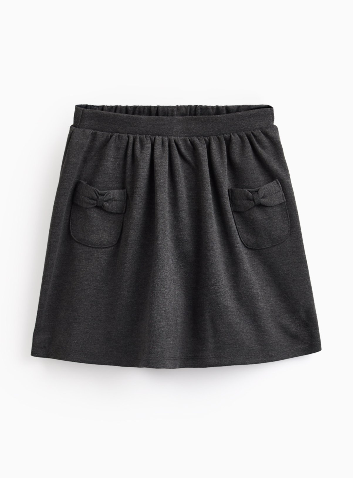 Grey Jersey Bow Pocket Skirt 2 Pack 8 years - Image 1 thumbnail