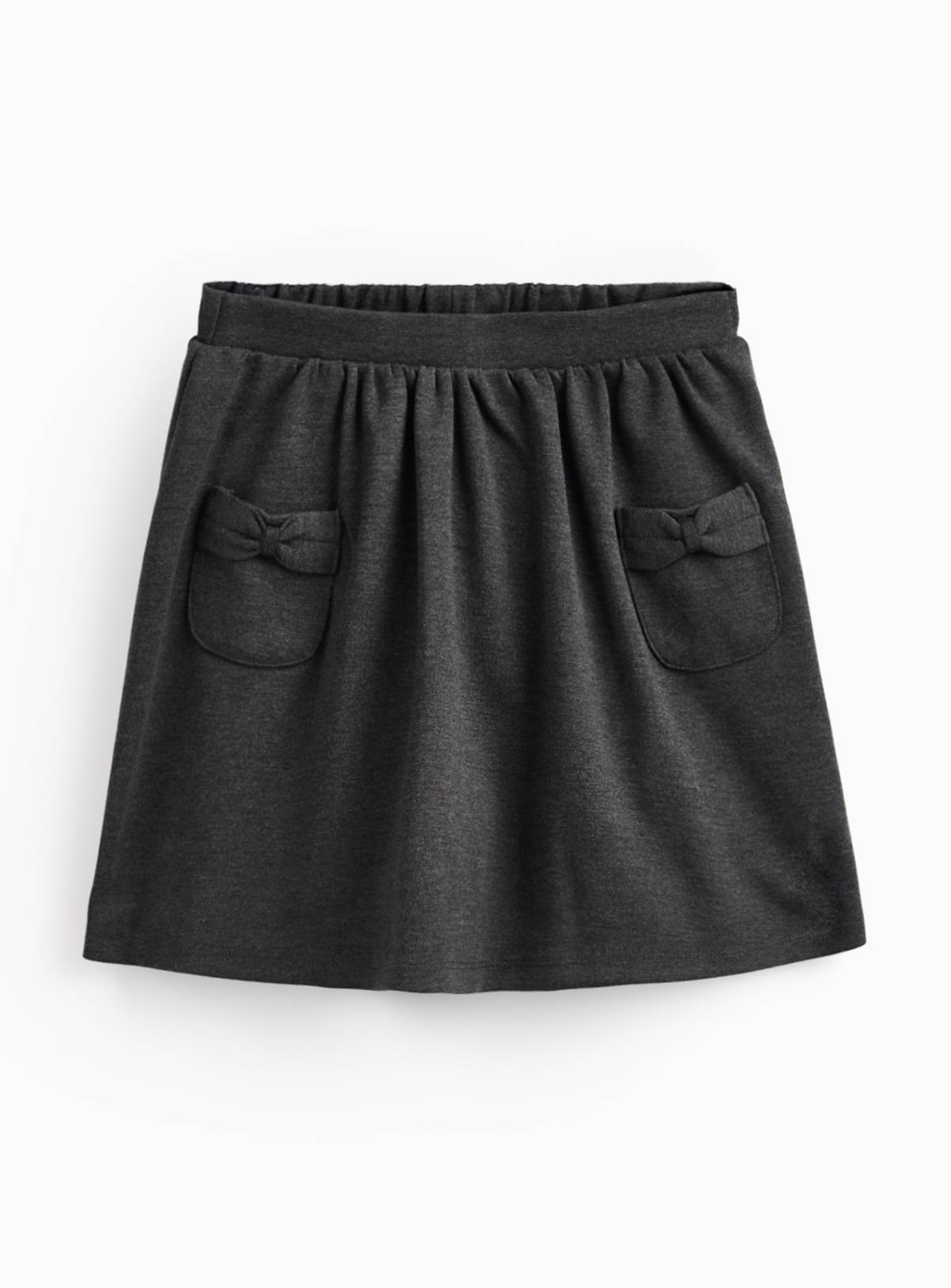Grey Jersey Bow Pocket Skirt 2 Pack 8 years - Image 1
