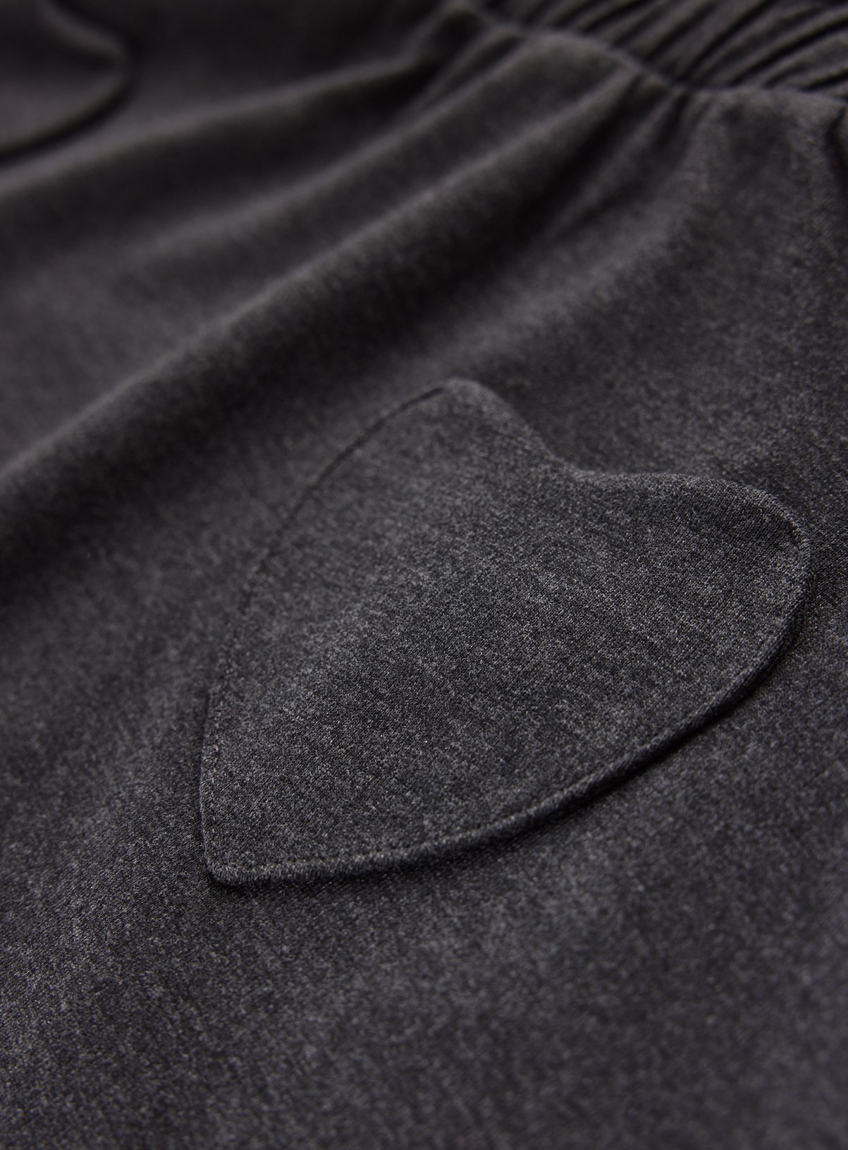 White & Grey Heart Pocket Twofer Dress 4 years - Image 2 thumbnail