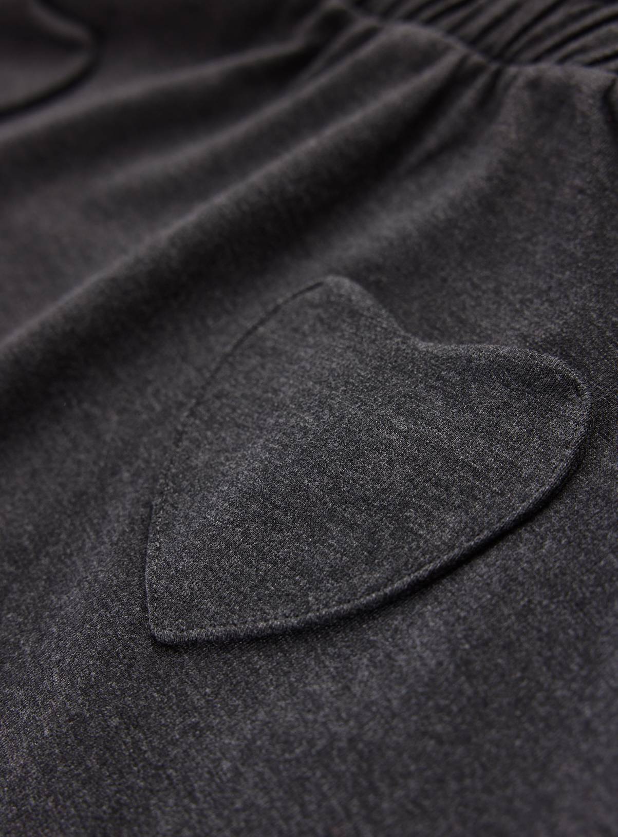 White & Grey Heart Pocket Twofer Dress 4 years - Image 2