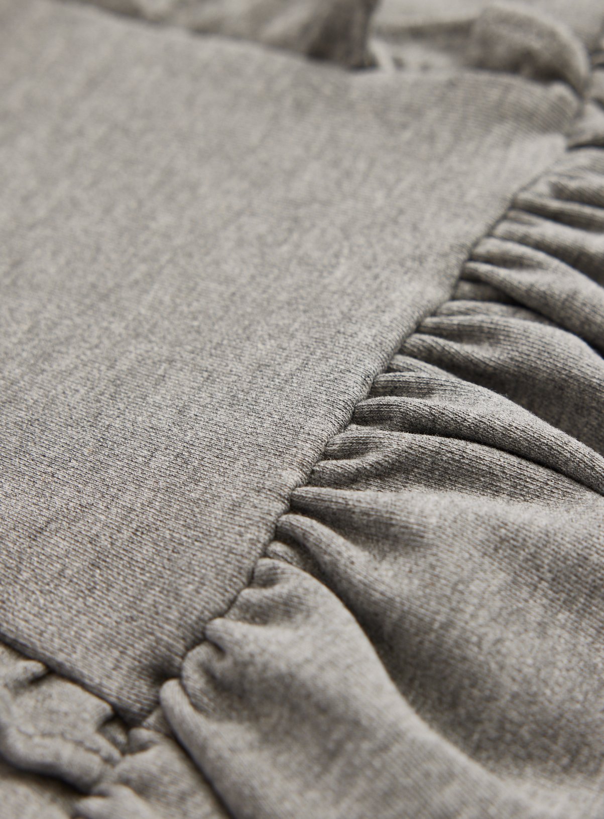 Grey Jersey Ruffle Detail Pinafore Dress 4 years - Image 3 thumbnail