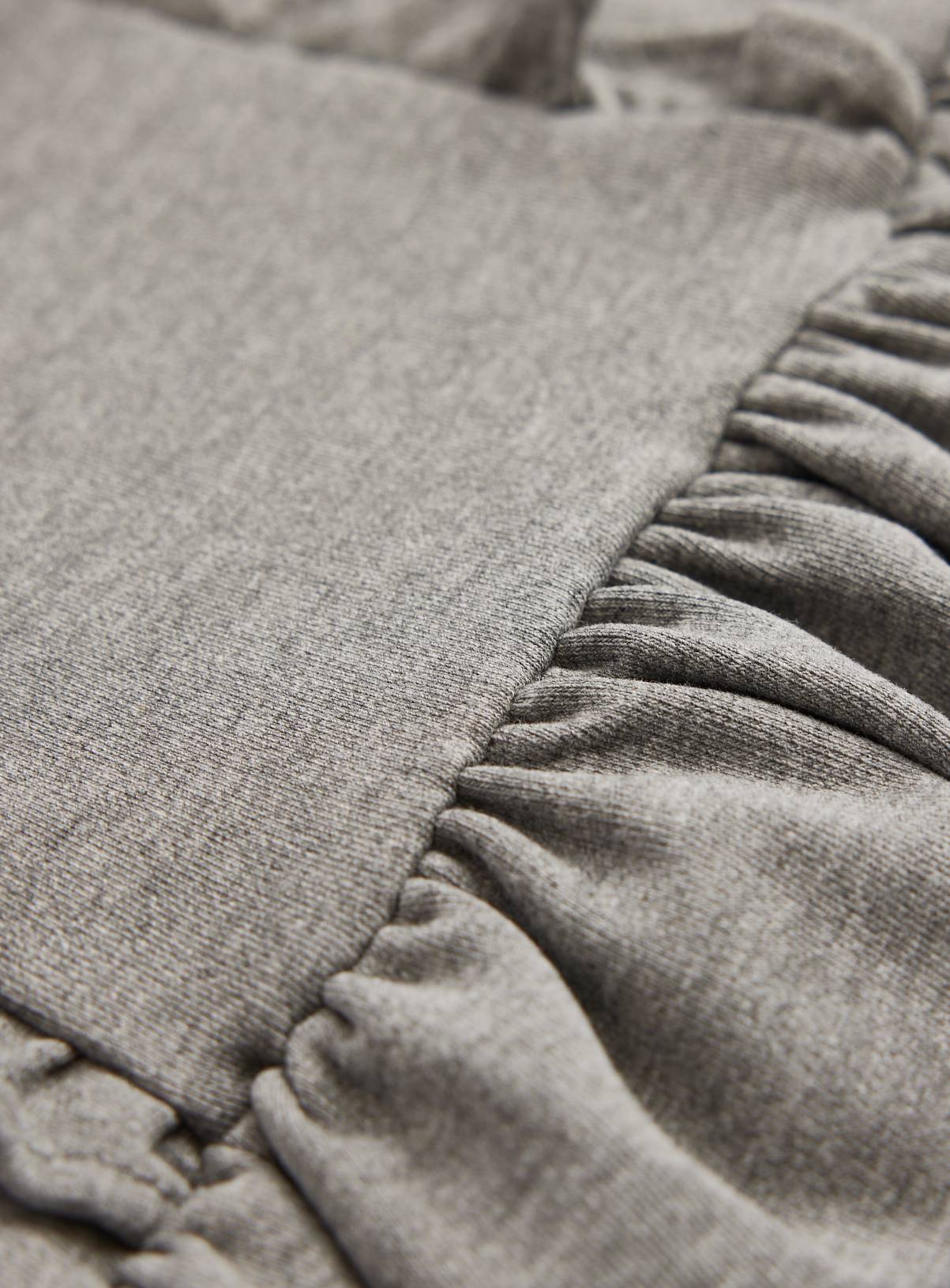 Grey Jersey Ruffle Detail Pinafore Dress 4 years - Image 3