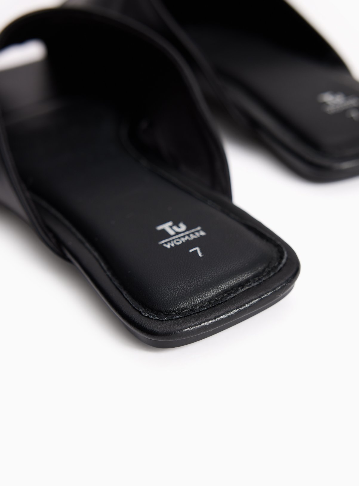 Black Peep Toe Mule 8 - Image 4 thumbnail