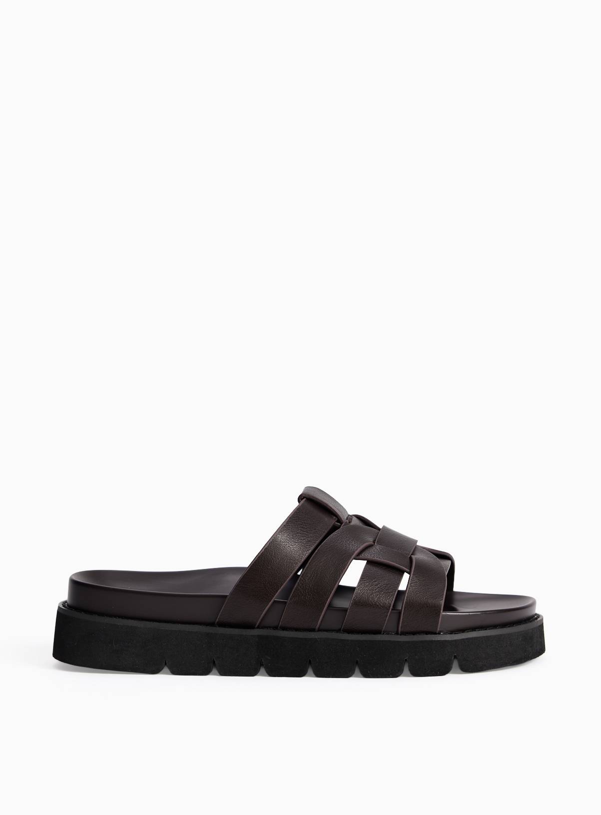 Brown Cage Footbed Sandals 3 - Image 2