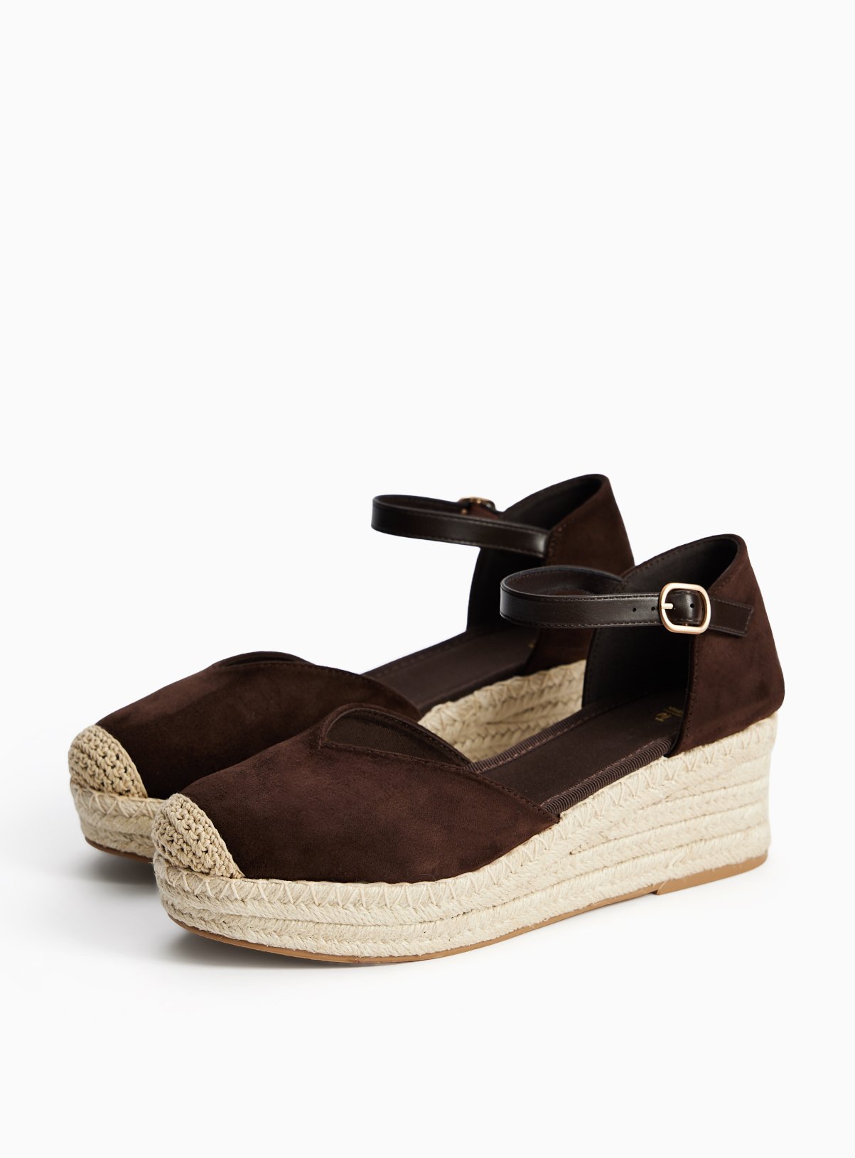 Brown Wedge Espadrille Sandals 5 - Image 2 thumbnail