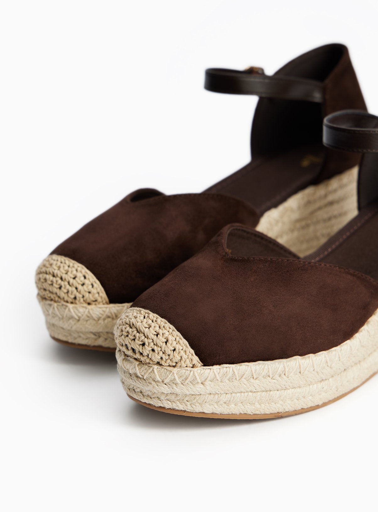 Brown Wedge Espadrille Sandals 5 - Image 3 thumbnail