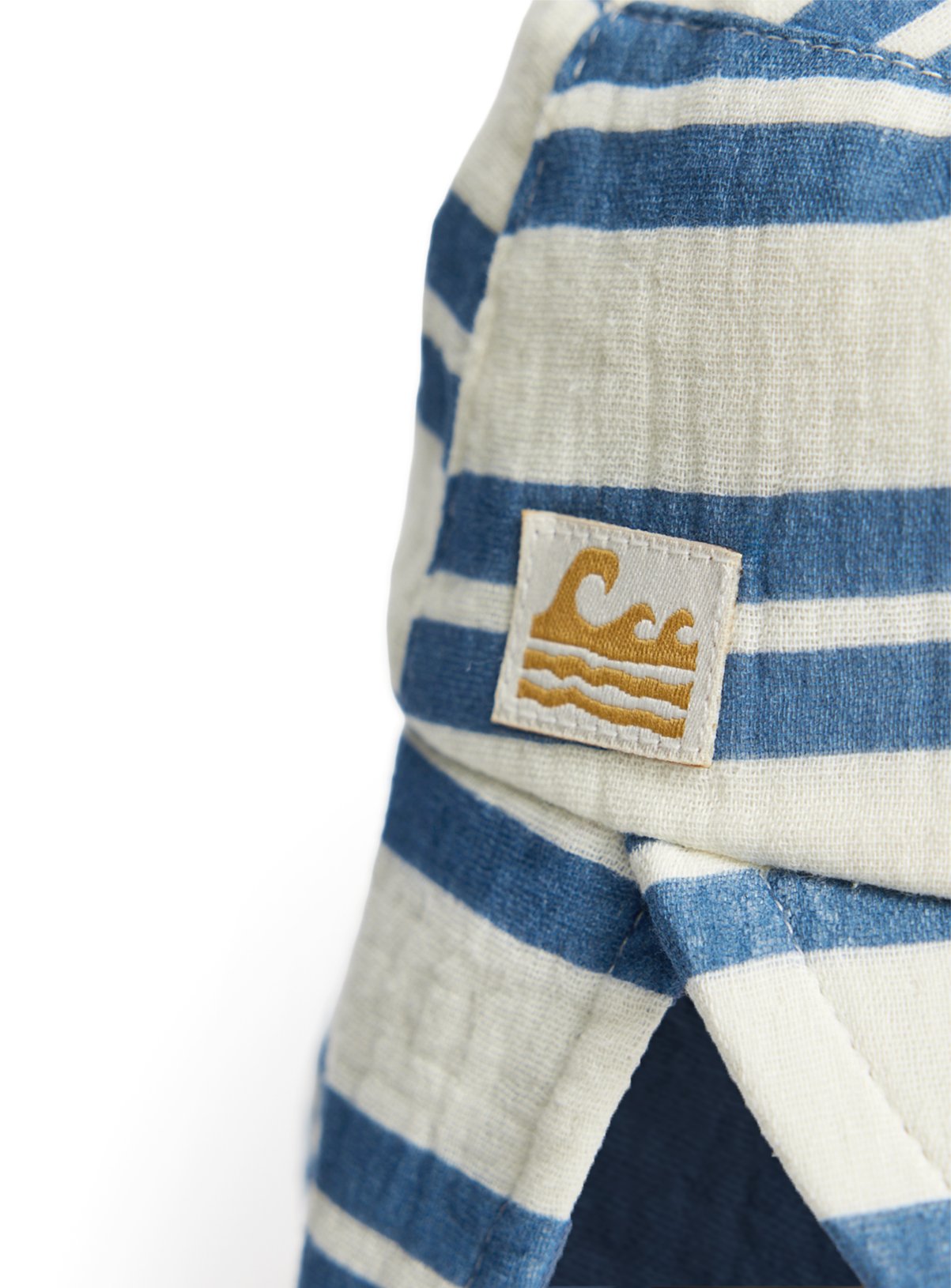 Navy Stripe Keppi Hat Newborn - Image 2 thumbnail