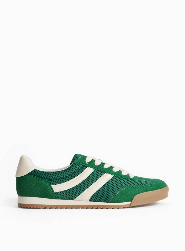 Green Retro Style Trainers 8