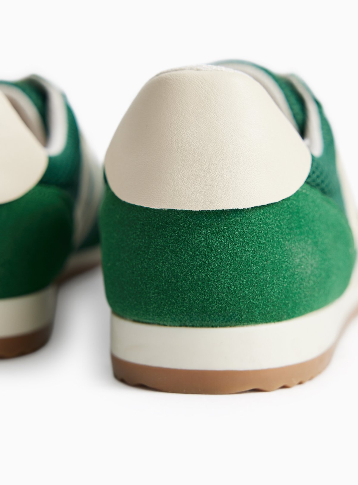 Green Retro Style Trainers 8 - Image 4 thumbnail