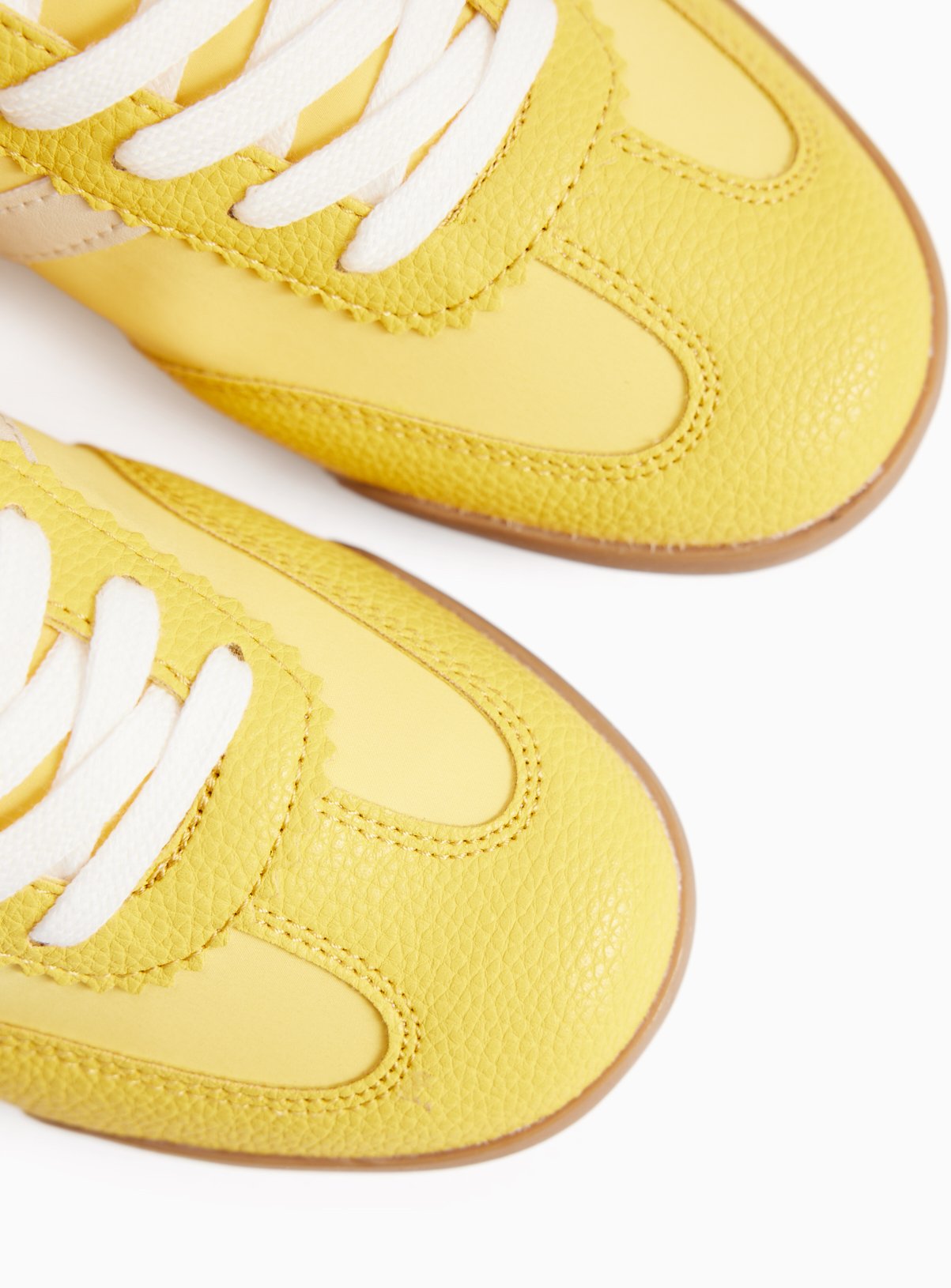 Yellow Retro Style Trainers 7 - Image 2 thumbnail