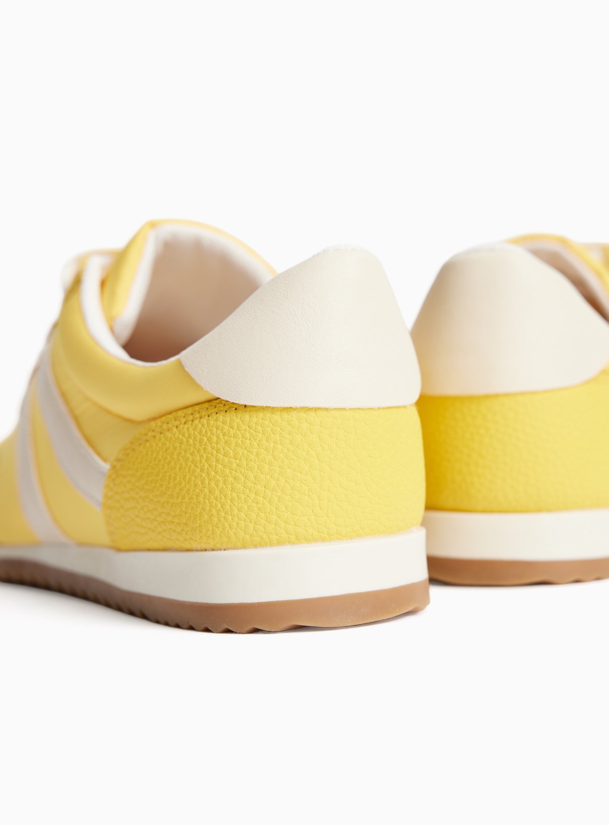 Yellow Retro Style Trainers 7 - Image 4 thumbnail