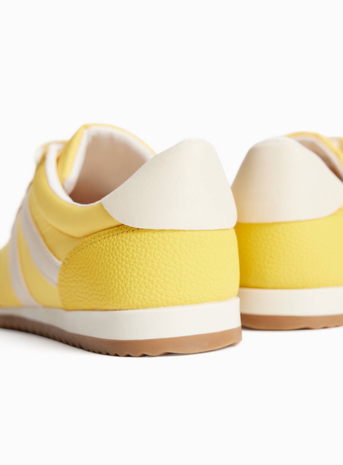 Yellow Retro Style Trainers 7 - Image 4