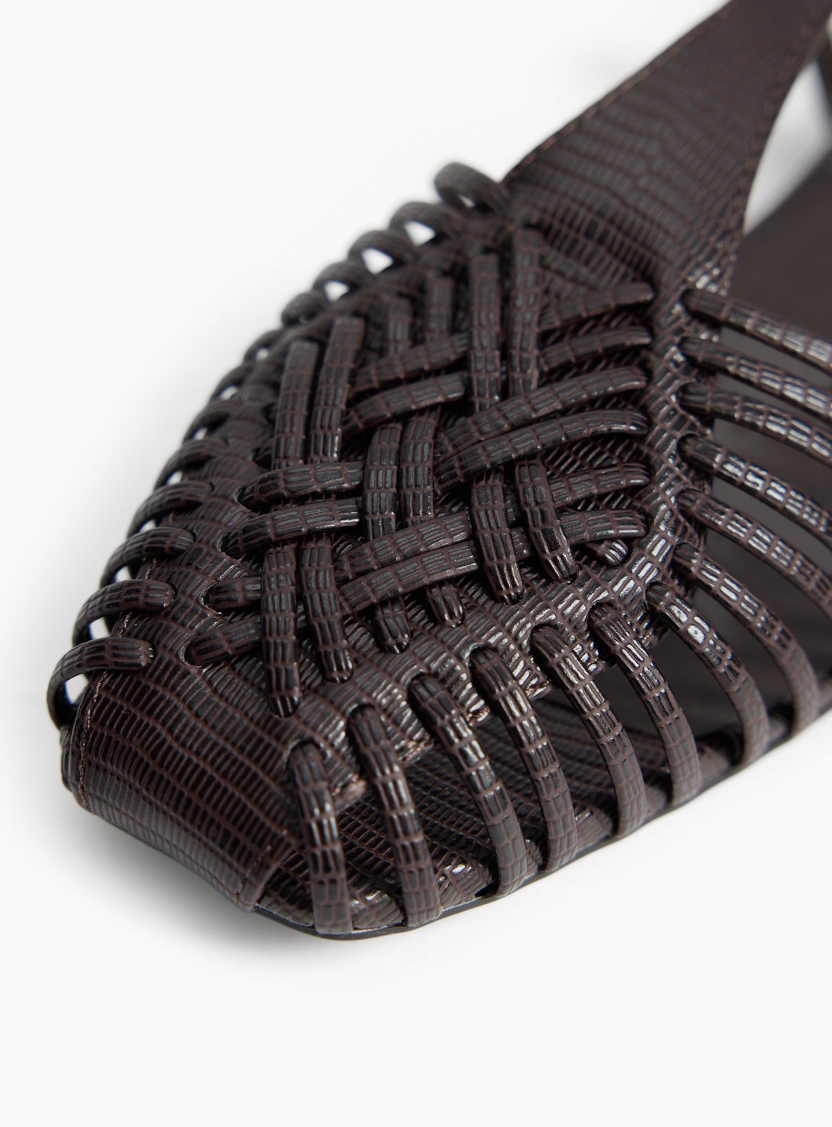 Brown Caged Snake Sandals 5 - Image 2 thumbnail