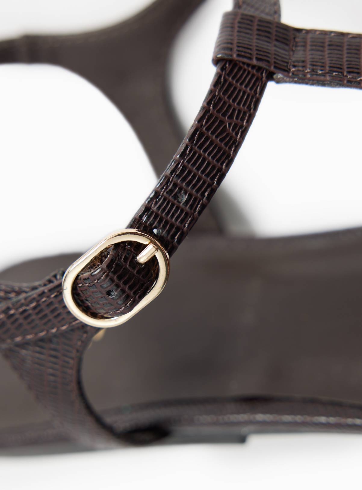Brown Caged Snake Sandals 5 - Image 4
